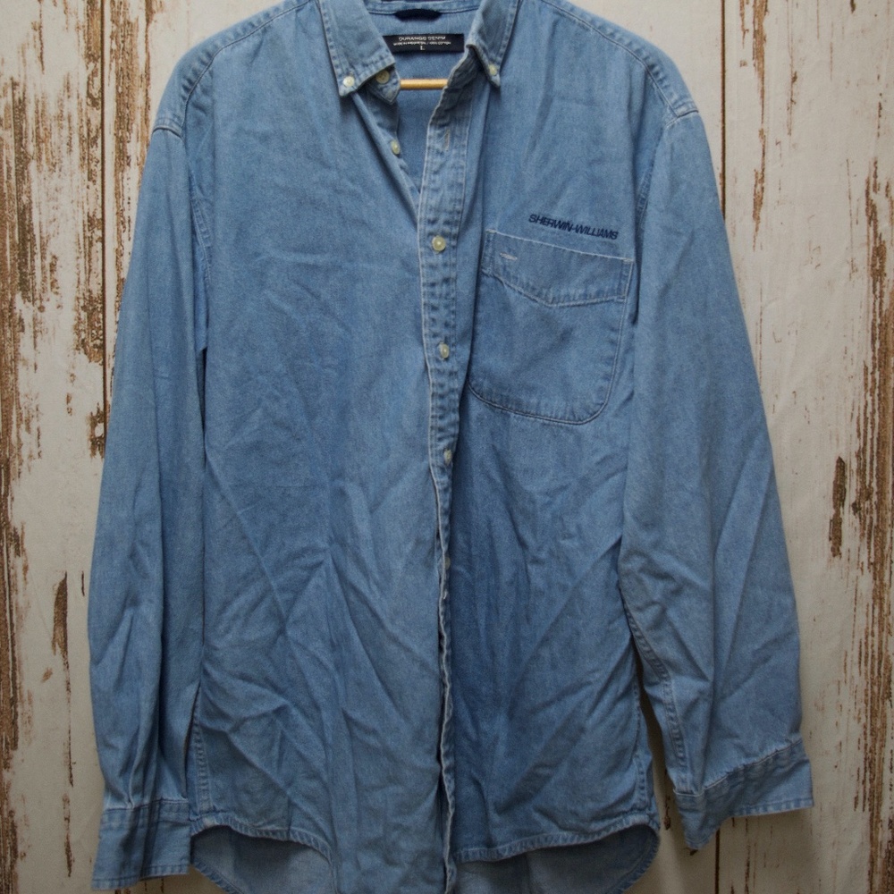 RUSTIC COMFY ARTSY DENIM Button Up